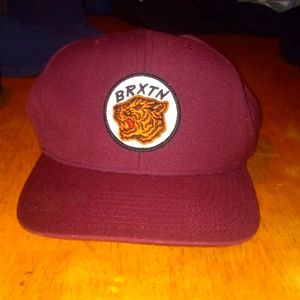 Brixton burgundy hat